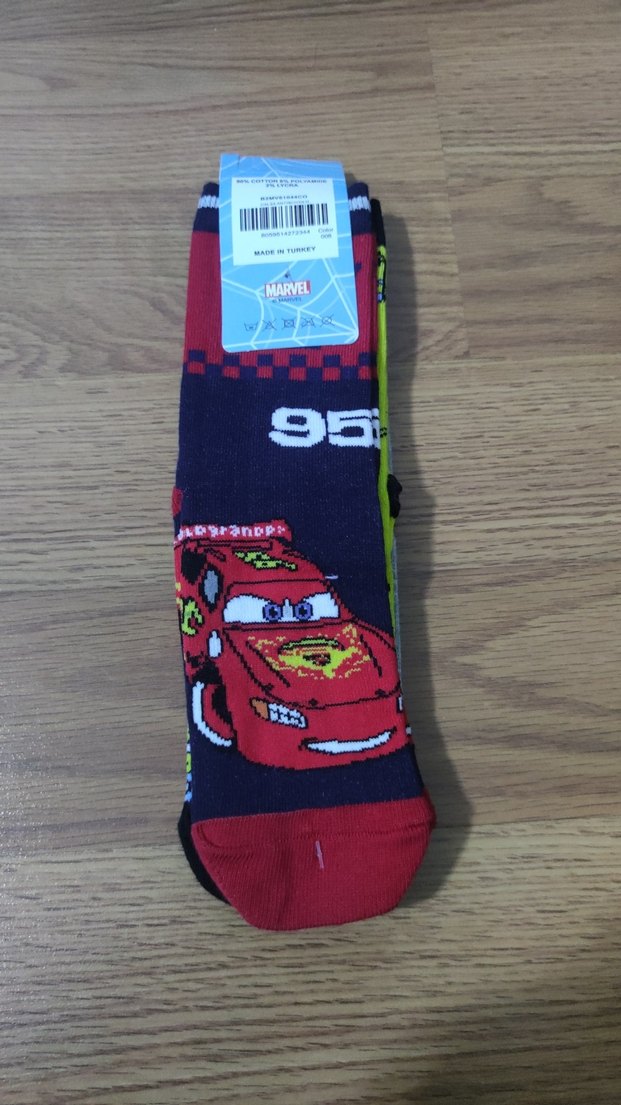 Erkek Çocuk Örümcek Adam Desenli Çorap - Görsel 2