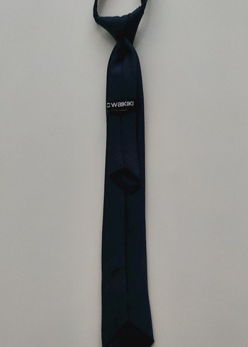 lacivert Düz çocuk Kravat - Görsel 3