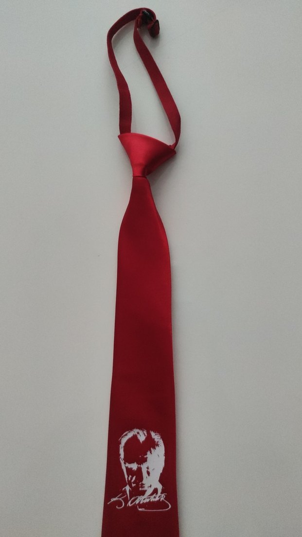 Klasik Kırmızı çocuk Kravat - Görsel 3