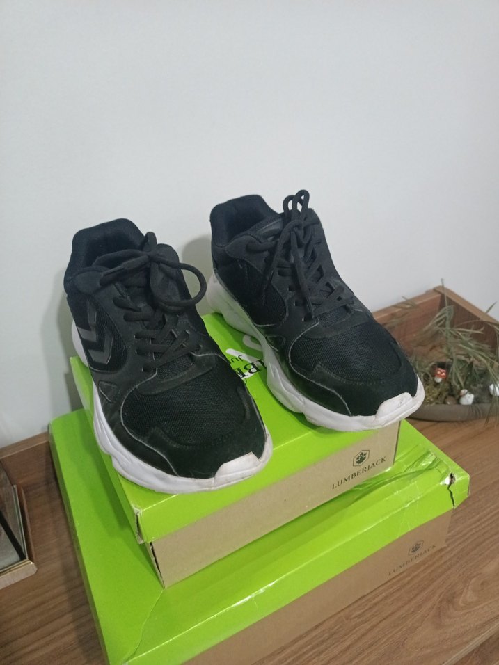 Siyah Bağcıklı 43 numara temiz - Görsel 2