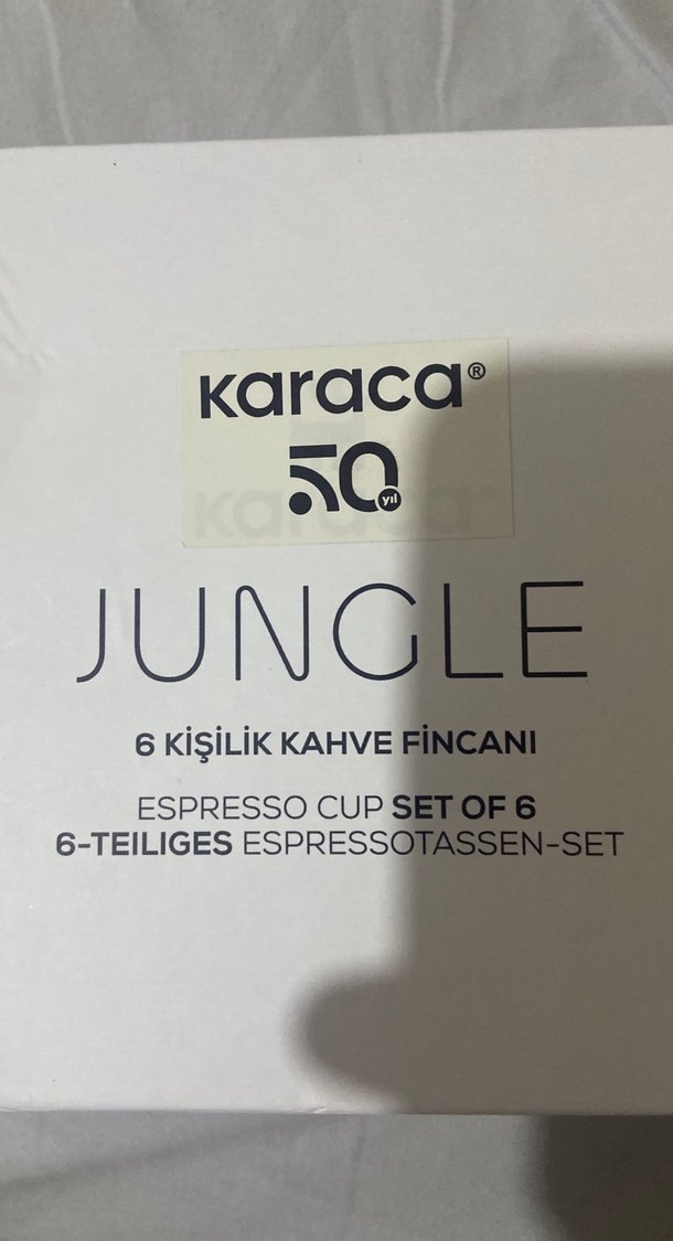 Karcaca Jungle 6 Kişilik Espresso Fincan Takımı - Görsel 3