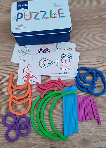 Beden Puzzle montessori blok oyuncak