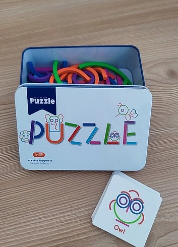 Beden Renk Puzzle montessori blok oyuncak