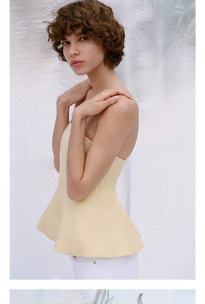 Zara top xs beden etiketli - Görsel 3