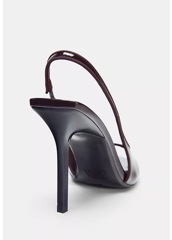 Parlak Rugan Stiletto Kadın Ayakkabı 38 zara - Görsel 2