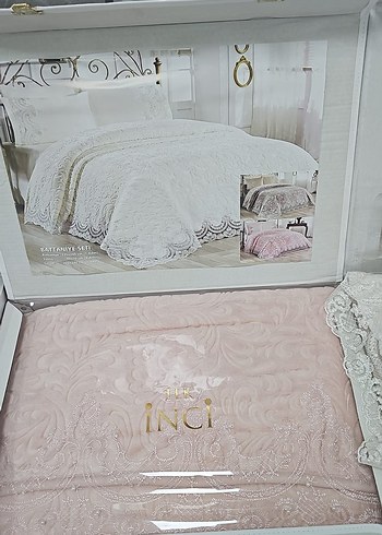 Bej Renkli Baskılı Yatak Örtüsü - Görsel 4