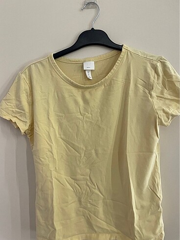 H&M HM sarı tişört