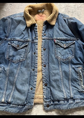 Levis Mavi Denim Ceket