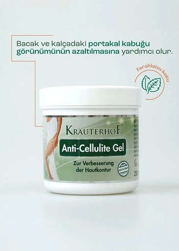 Diğer Krauterhof Selülit Karşıtı Jel 250 ml