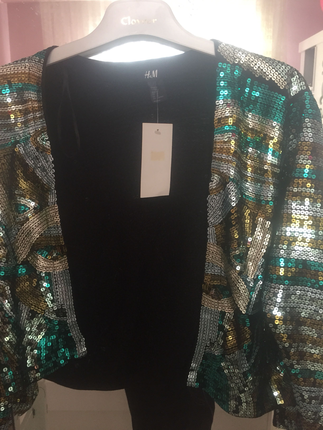 H&M Çok şık mini ceket hırka 