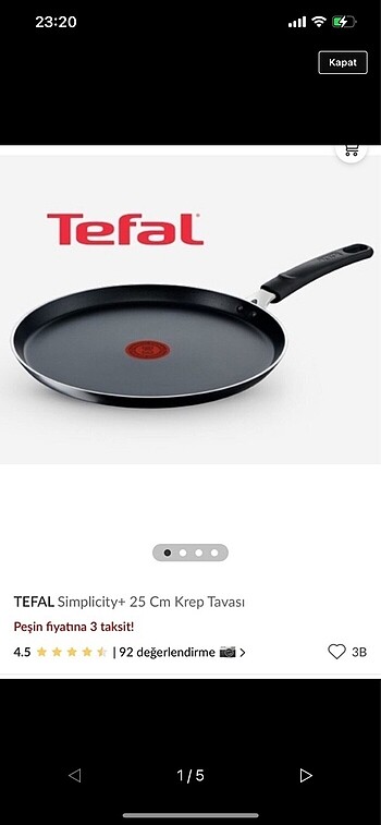 Tefal tava