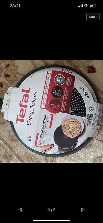 Beden çeşitli Renk Tefal tava