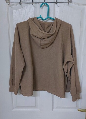 Koton Bej sweatshirt fitilli 