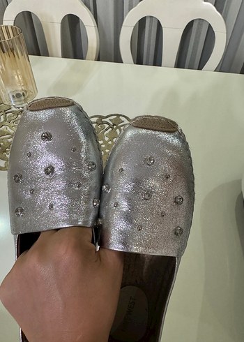 Nine west gri espadril - Görsel 6