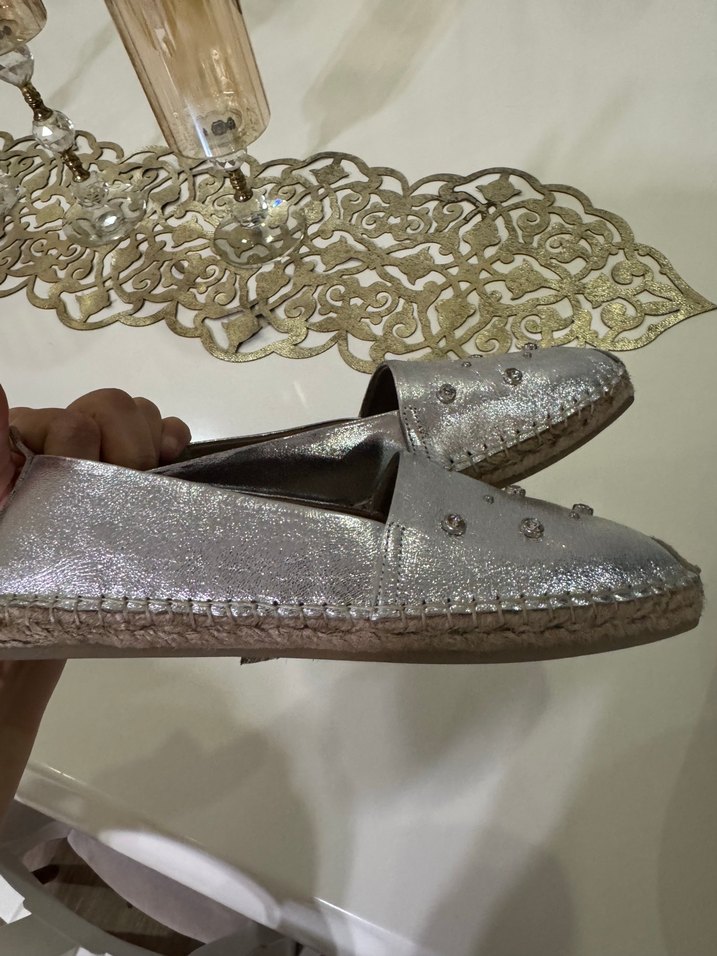 Nine west gri espadril - Görsel 5