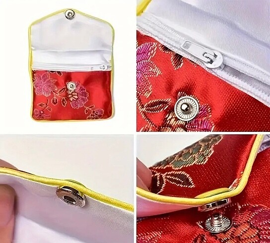 İpek broker nakışlı el yapımı çanta. - Görsel 6