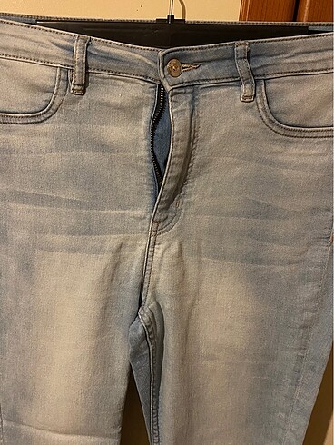 40 Beden mavi Renk Kot pantolon H&M