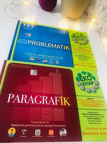 İki kitap paragrafik ve problematik