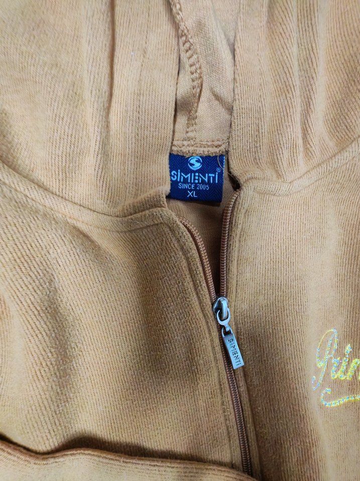 Sarı Kapüşonlu  Eşofman Takımı - Görsel 3