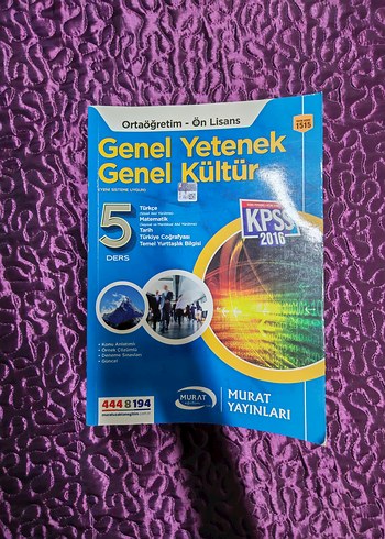 KPSS Genel Yetenek ve Genel Kültür Kitapları iki adet fiyatı - Görsel 3