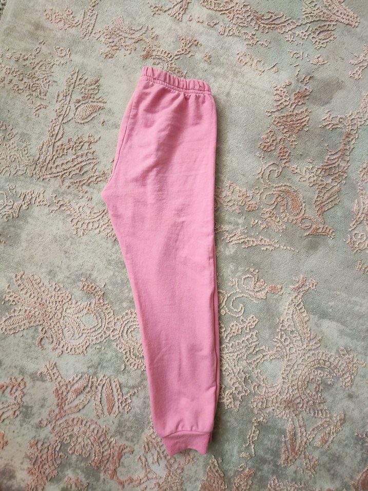 Pembe Örme Baskılı Kız Bebek Takımı - Görsel 3