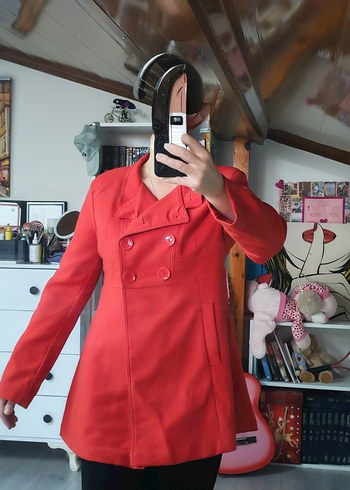 Lcw Çift Düğmeli Kaban - Görsel 3