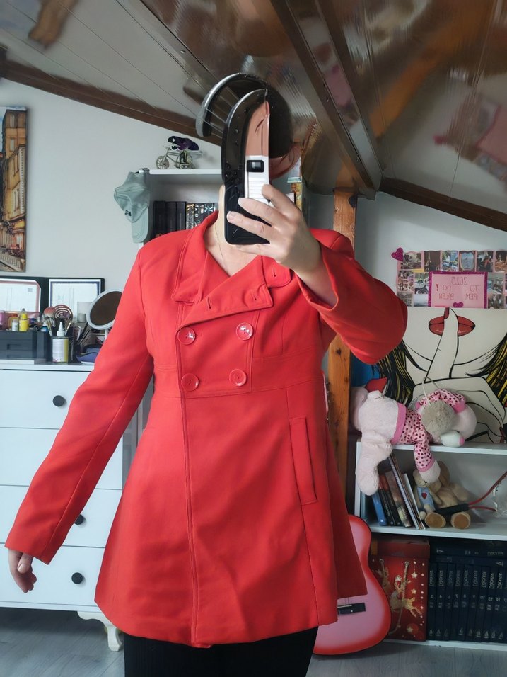 Lcw Çift Düğmeli Kaban - Görsel 3