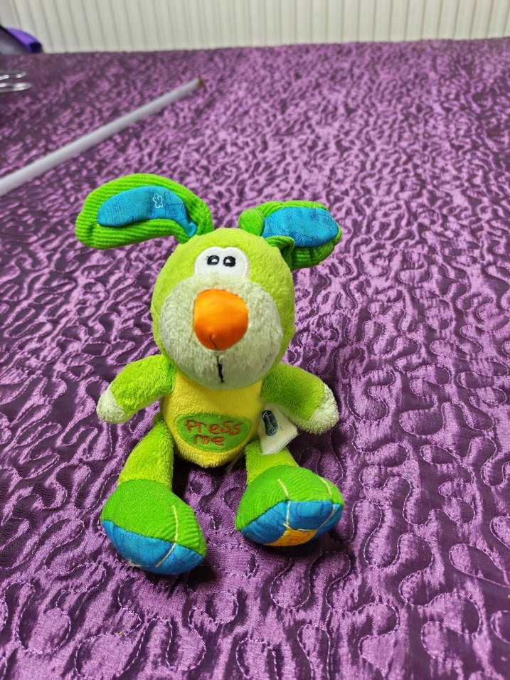 Renkli Peluş Oyuncak Köpek - Görsel 2