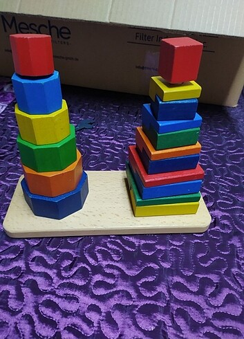 Play-Doh Ahşap oyuncak kule 