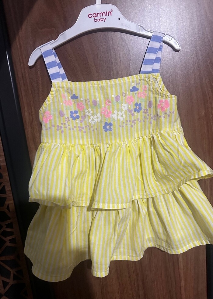 Askılı bluz kız bebek - Görsel 4