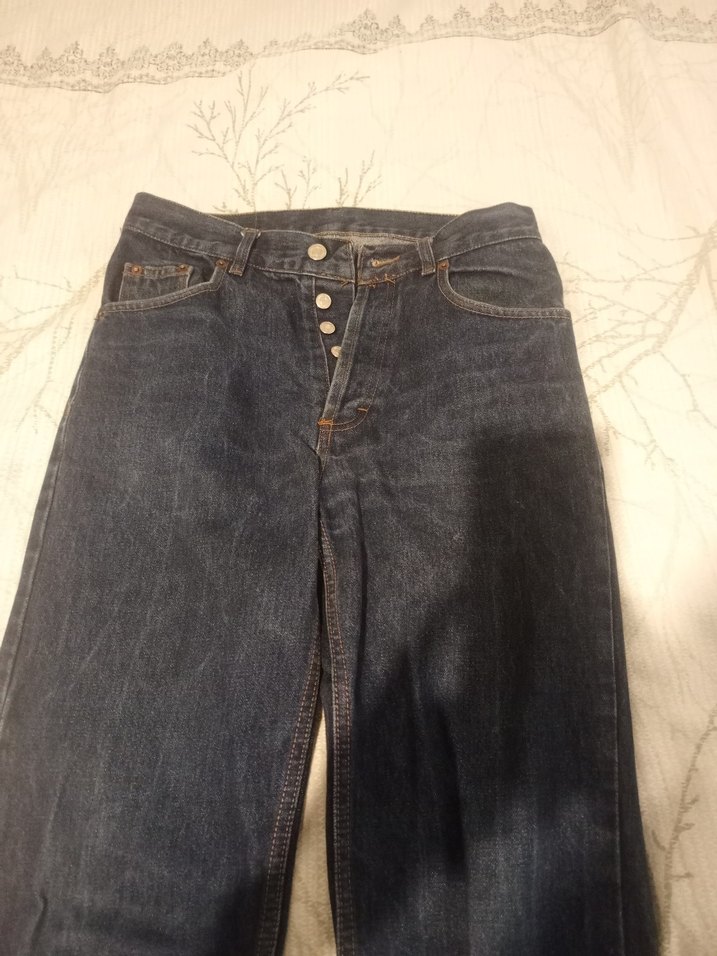Erkek kot Denim Midi Jean - Görsel 3