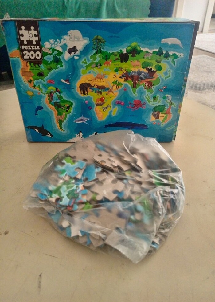 200 adet puzzle  - Görsel 2