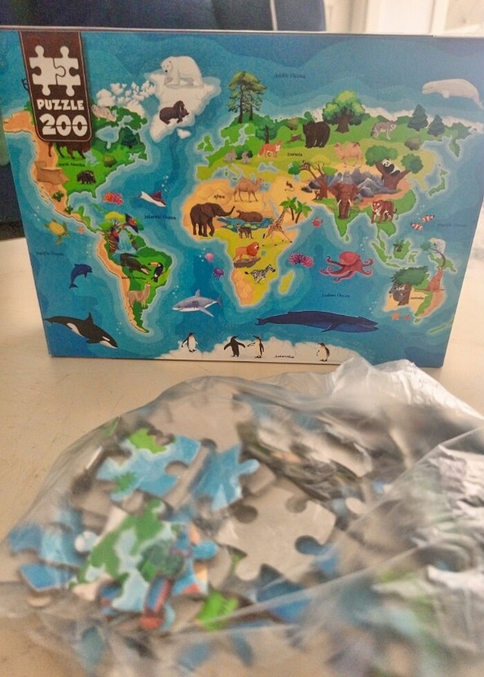 200 adet puzzle  - Görsel 3