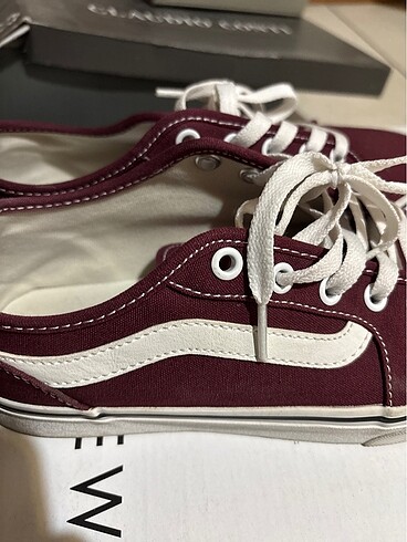 38 Beden bordo Renk Vans orijinal