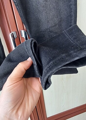 10 Yaş Beden siyah Renk Kız çocuk likrali kot pantolon