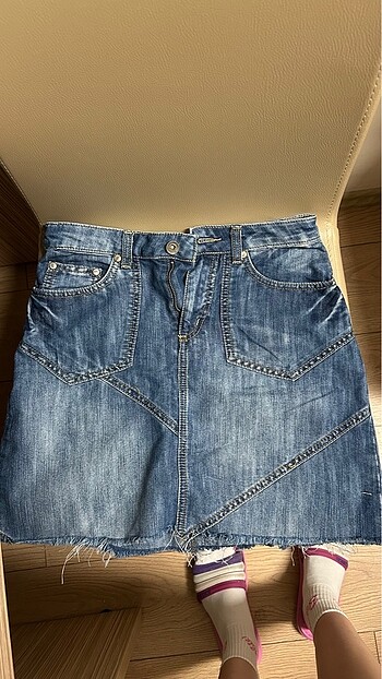 Denim etek