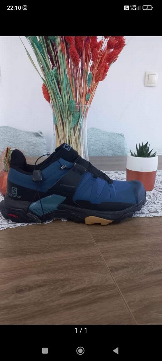 Erkek Mavi Outdoor Spor Ayakkabı Velcro - Görsel 3