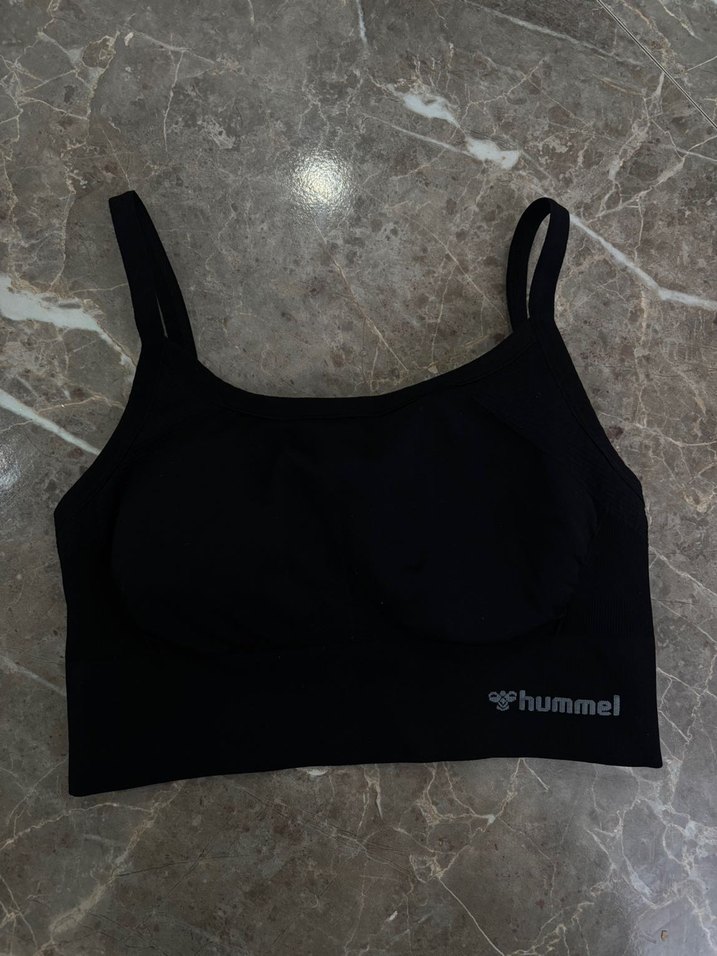 Siyah Street Wear Sporcu Sütyeni - Görsel 2