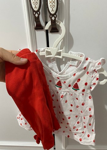 Kız Çocuk Beyaz Fırfırlı Pamuklu Elbise - Görsel 2