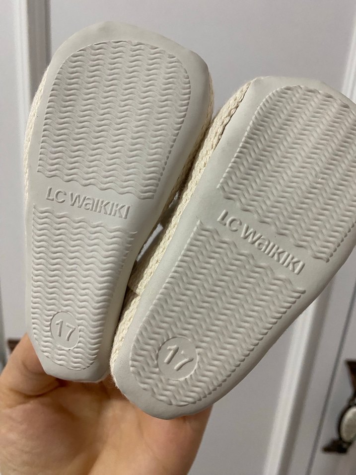 Kız Bebek Beyaz Dantel İşlemeli İlk Adım Ayakkabısı - Görsel 3