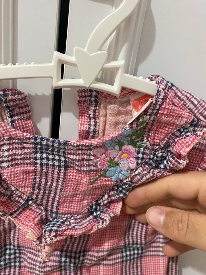 Kız Çocuk Pembe Kısa Kollu Gömlek - Görsel 2