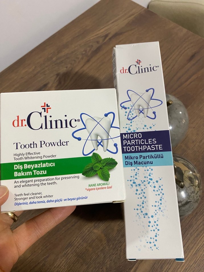 dr.Clinic Mikro Partiküllü Diş Macunu ve Bakım Tozu - Görsel 2
