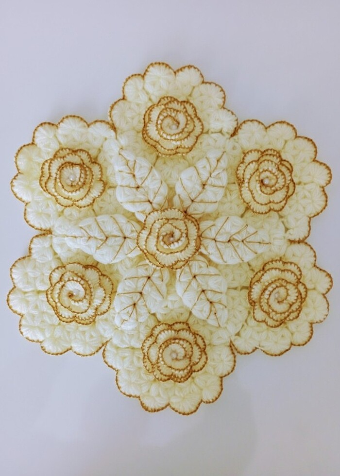 Gold krem renk takım lif - Görsel 2