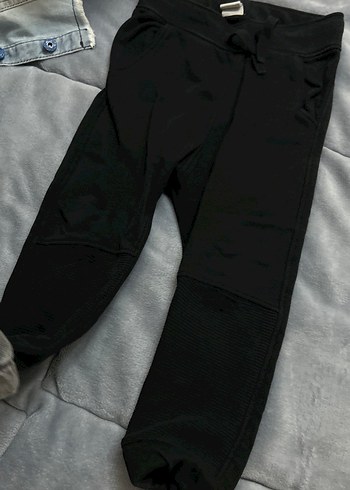 H&M Gri Erkek Çocuk Kot Pantolon Bel Detaylı