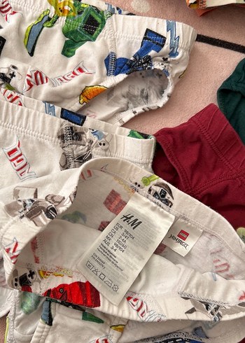 24-36 Ay Beden Çocuk Çok Renkli Boxer Seti