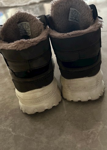 Gri Süet Erkek Çocuk Kürklü Bot - Görsel 3