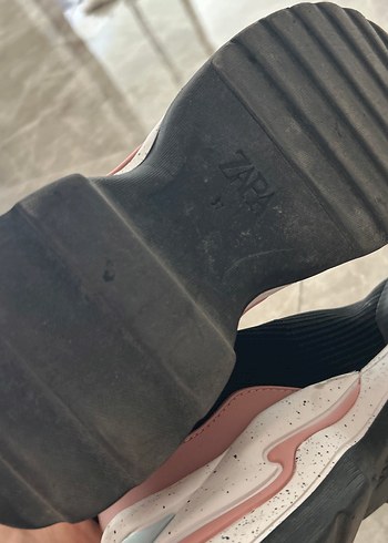 Siyah Yüksek Tabanlı Elastik Kadın Spor Ayakkabı - Görsel 6