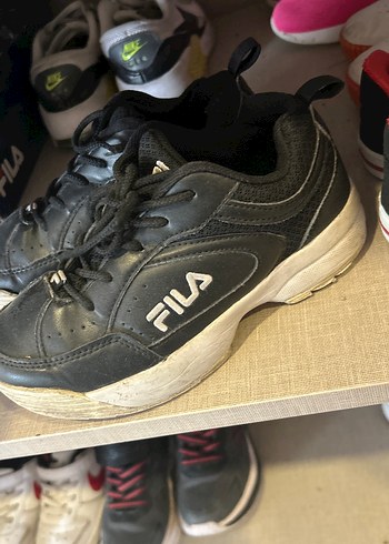 Siyah FILA Bağcıklı Spor Ayakkabı - Görsel 2