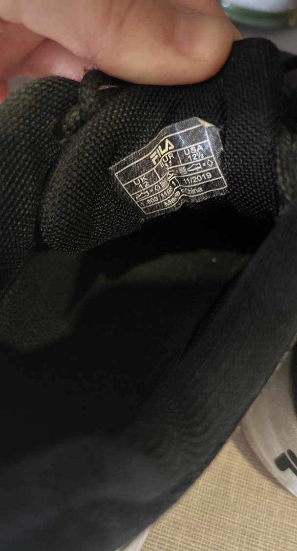 Siyah FILA Bağcıklı Spor Ayakkabı - Görsel 4