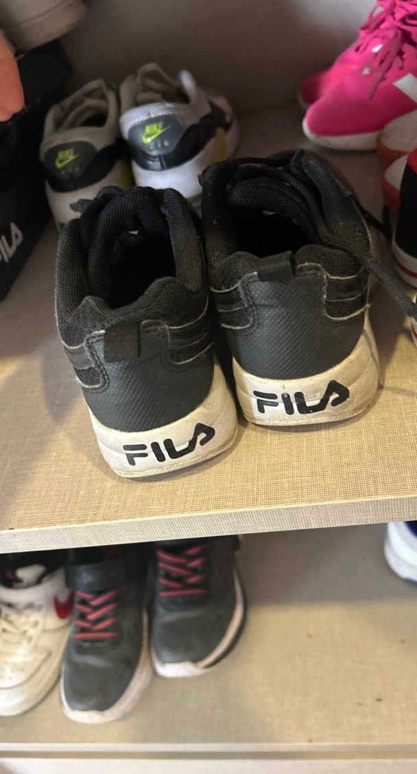 Siyah FILA Bağcıklı Spor Ayakkabı - Görsel 3